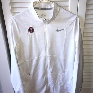 Women's White Nike Dri-Fit Ohio State Jacket